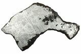 Etched Toluca Iron Meteorite ( g) Slice - Mexico #329409-1